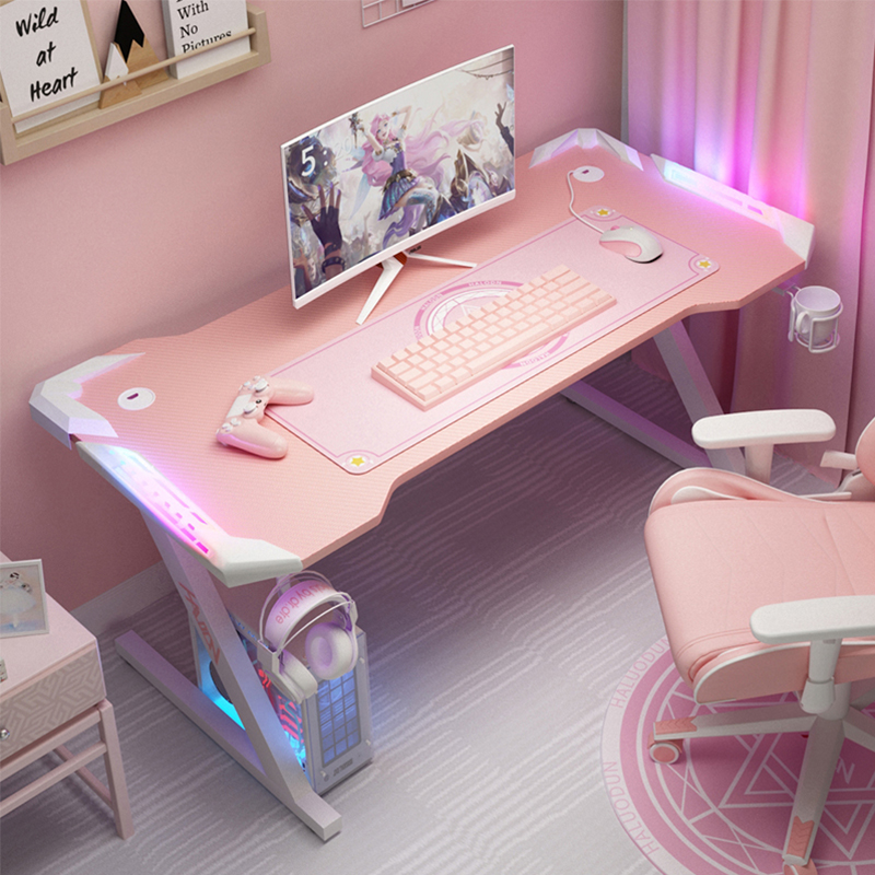Pink samer table desktop computer table family anchor cute g