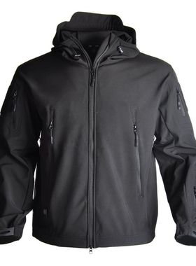Men's Jacket Soft Shell Shark Skin Fleece Waterproof Windpro