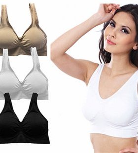 Women Rimless Bras Underwear Wireless Bra Seamless Bra Plus