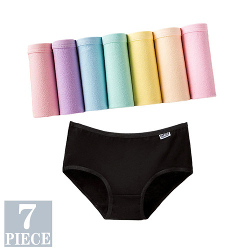 7PCS Panties for Women Girls Underwear Cotton Panties Cueca