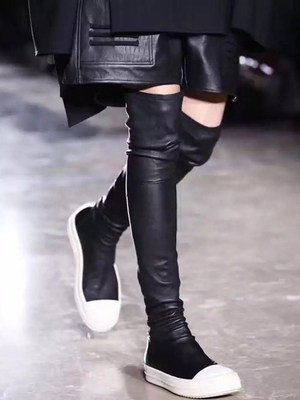 2022 New Shoes Winter Casual Women Boots Black Over the Knee图片