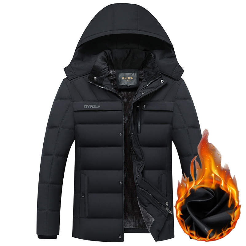New Winter Jacket Men -20 Degree Thicken Warm Men Parkas Hoo