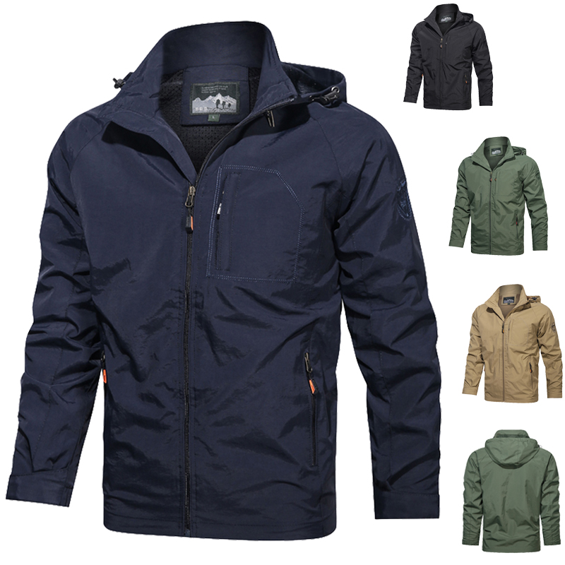 Camping Hiking Jacket Men Spring Autumn Outdoor Sports Breat