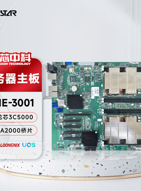 GITSTAR集特 国产龙芯3C5000+7A2000服务器主板GME-3001