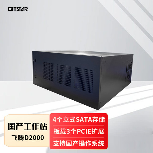 GITSTAR集特 国产飞腾D2000八核商用工作站电脑主机GPC-200