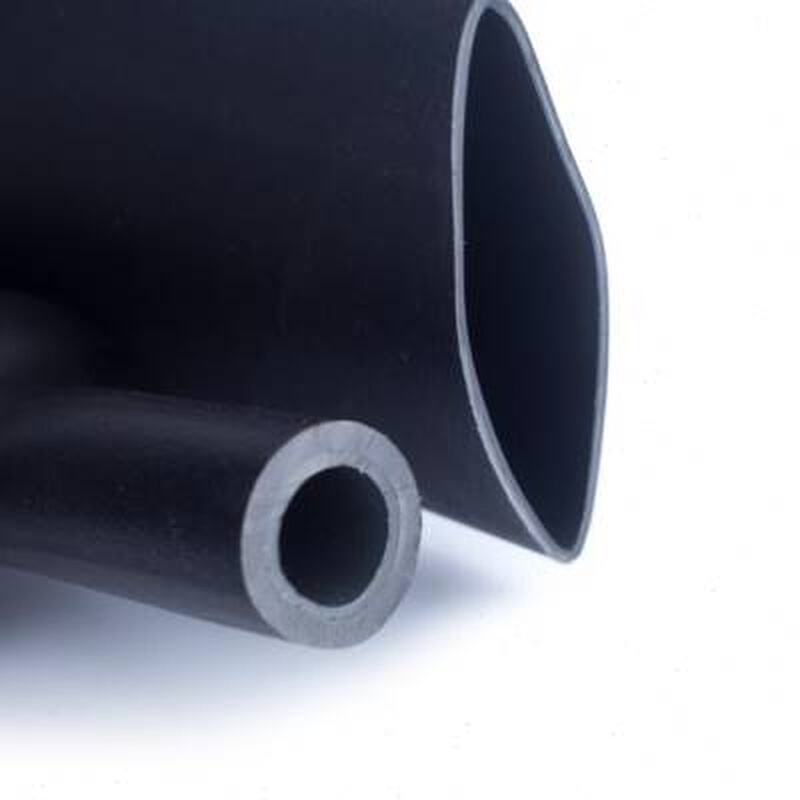 3倍黑色三倍双壁防水带胶电缆热缩管绝缘套管电工用 加厚收缩管