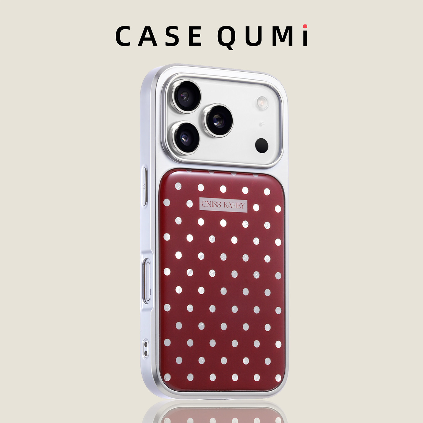 电镀框酒红底波点字母适用苹果17promax手机壳新款苹果17套iphone17全包苹果17pro防摔16硅胶15外壳14超火13