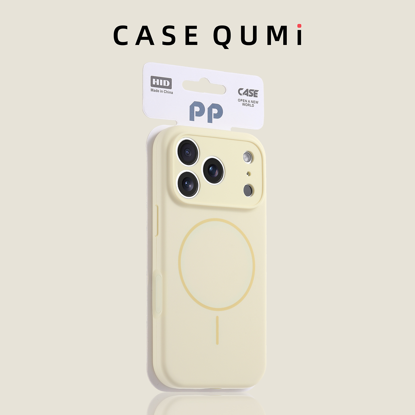 奶黄色精孔细圈磁吸适用苹果17手机壳新款iphone17套苹果17promax全包17pro防摔苹果16硅胶15pro外壳14爆款13