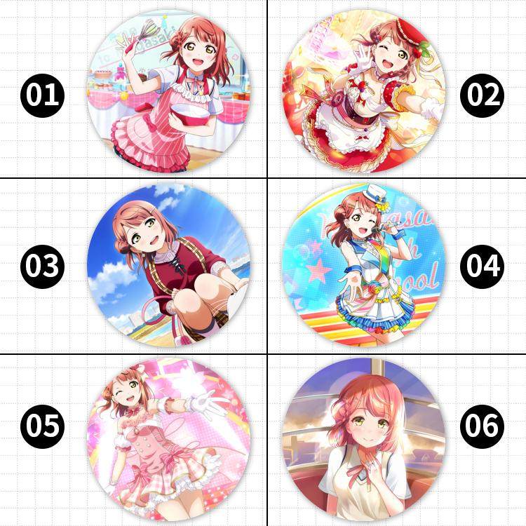 上原步梦ueharaayumu胸章吧唧挂件挂饰财同人周边包包diy学生动漫