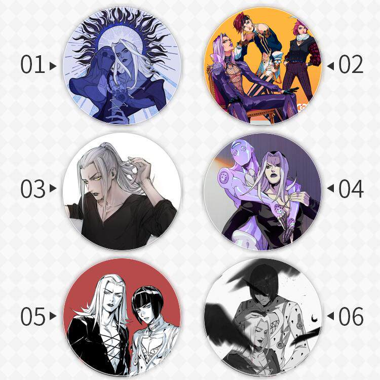 leone abbacchio vento aureo 雷奥·阿帕基jojo动漫胸章吧唧二次