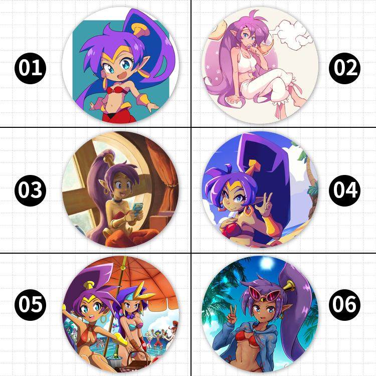 shantae: half-genie hero桑塔:半精灵英雄游戏周边胸章吧唧挂件