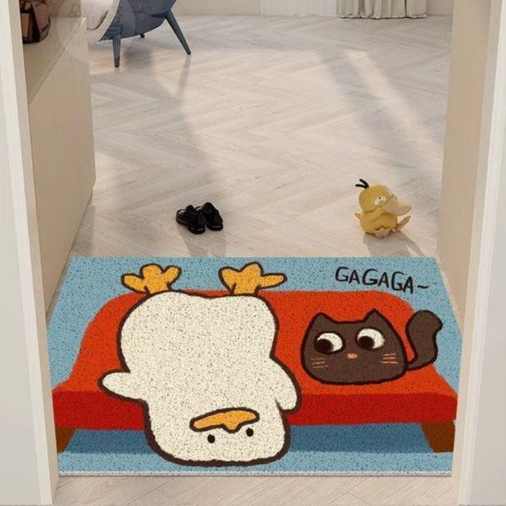 入户门地垫丝圈可裁剪卡通可爱大门进门脚垫防滑垫子家用门口地毯,居家布艺,入户地垫,淘宝优惠券,粉丝福利购,淘宝优惠卷