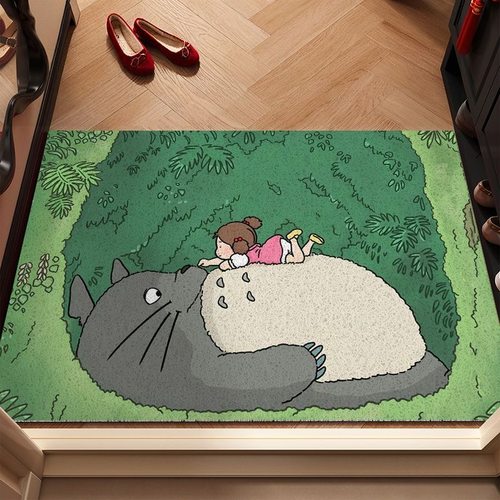可爱卡通宫崎骏龙猫入户地垫