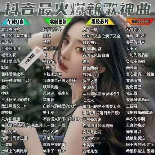 2026抖音新歌神曲流行新歌神曲高音质音乐热门DJ歌曲车载u盘音乐