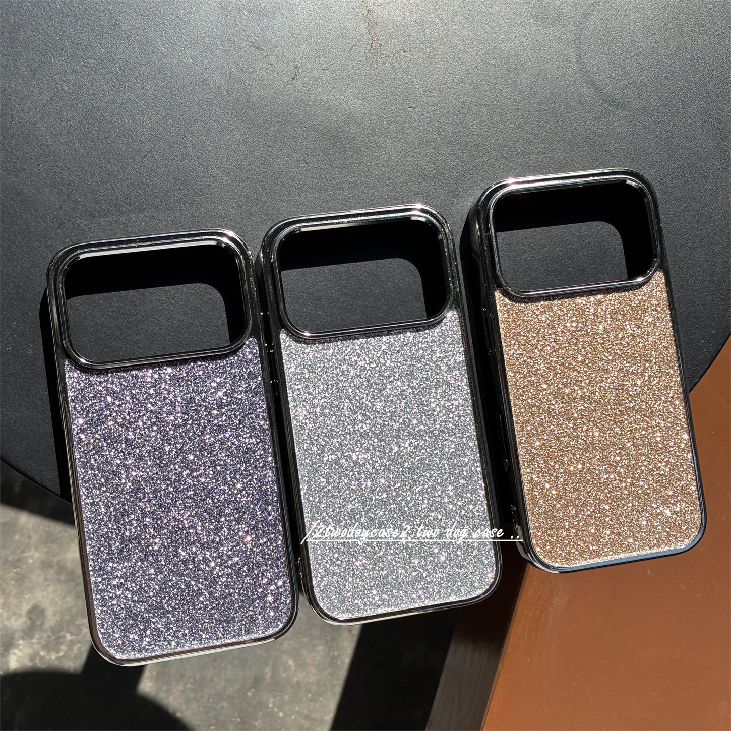 梦幻紫蓝色调17promax手机壳电镀银色边框亮晶晶银色奢华金色16pro/15/13PRO/12新款时尚小众闪粉贴纸背面壳,3C数码配件,手机保护套/壳,淘宝优惠券,粉丝福利购,淘宝优惠卷