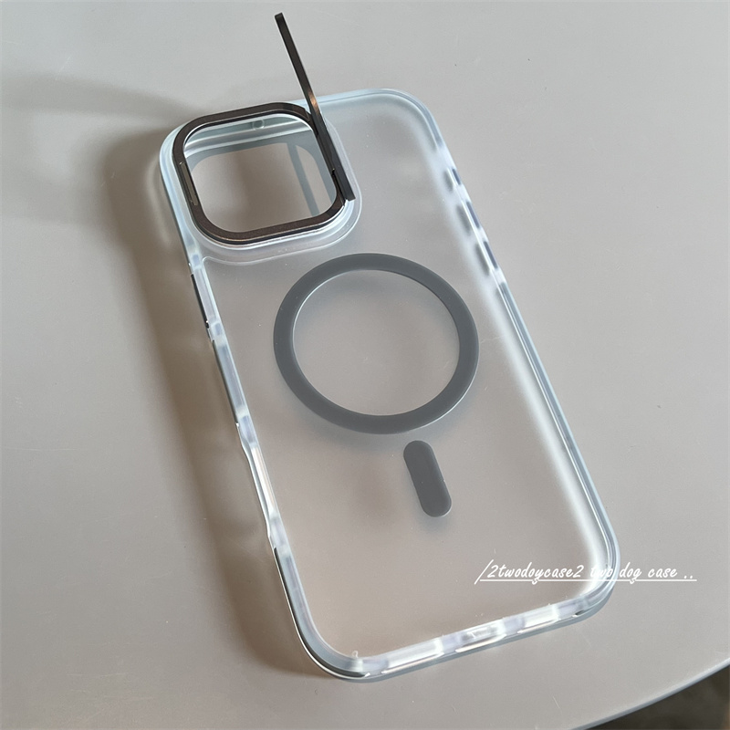 适用于苹果16promax磨砂磁吸壳