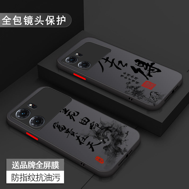 oppok10手机壳k10x新款pro男活力版k9x全包防摔k9pro男款超薄k9磨砂k9s硬壳k7透明k7x散热高级感不会撞壳潮