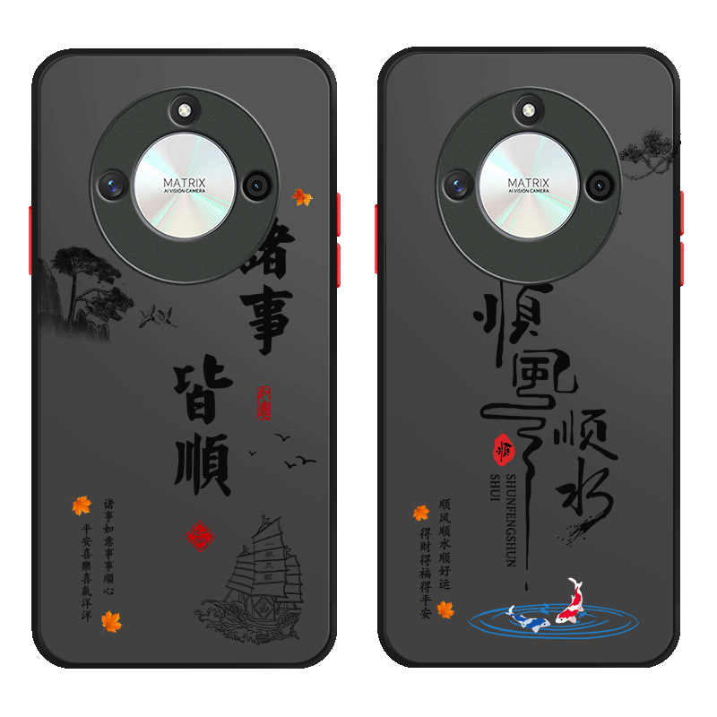 荣耀系列手机壳亚克力送膜全包
