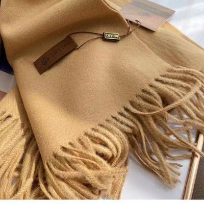 羊绒围巾女100纯羊绒冬季款羊毛慵懒风韩系男女披肩羊毛加厚高档