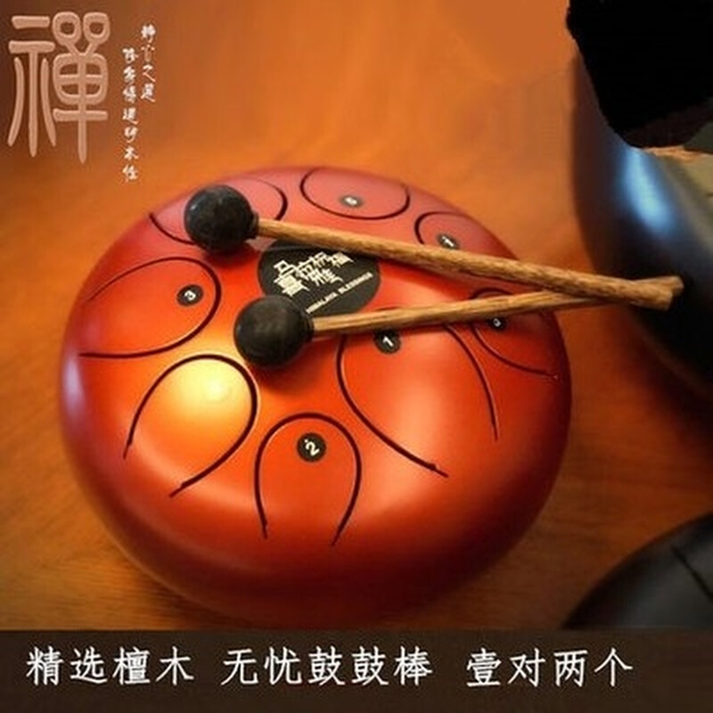 极速空灵鼓棒色空鼓槌手碟t棒新疆鼓棒檀木木质实木无忧鼓棒灵空