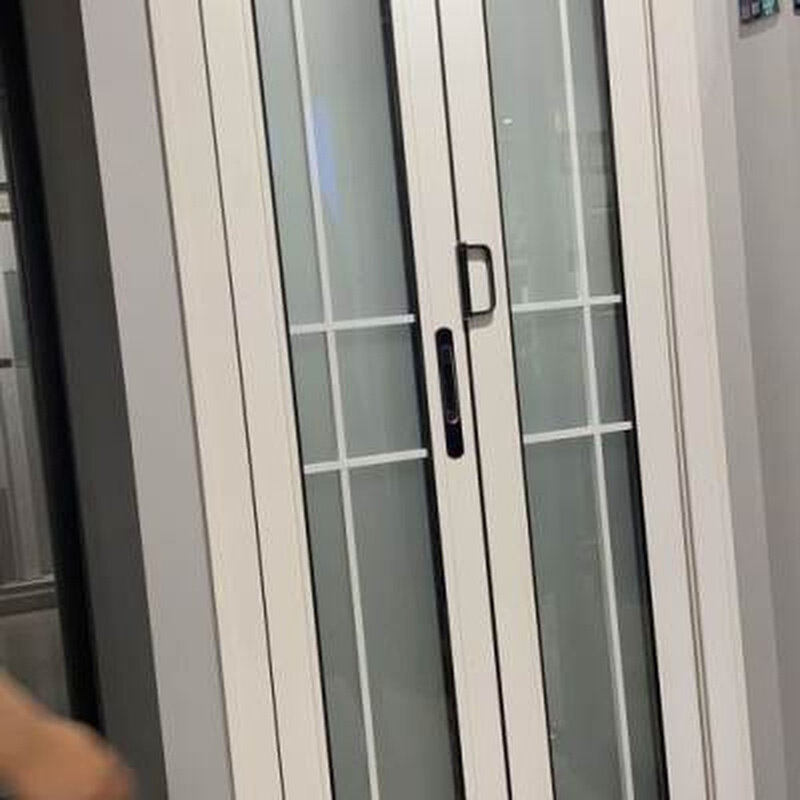 折叠门推拉门卫生间门厕所门简约厨房钛合金门吊轨门黑色室内门