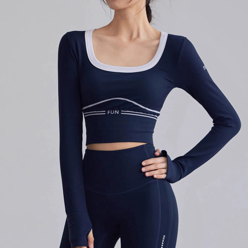 茉茵诗瑜伽服运动上衣健身服