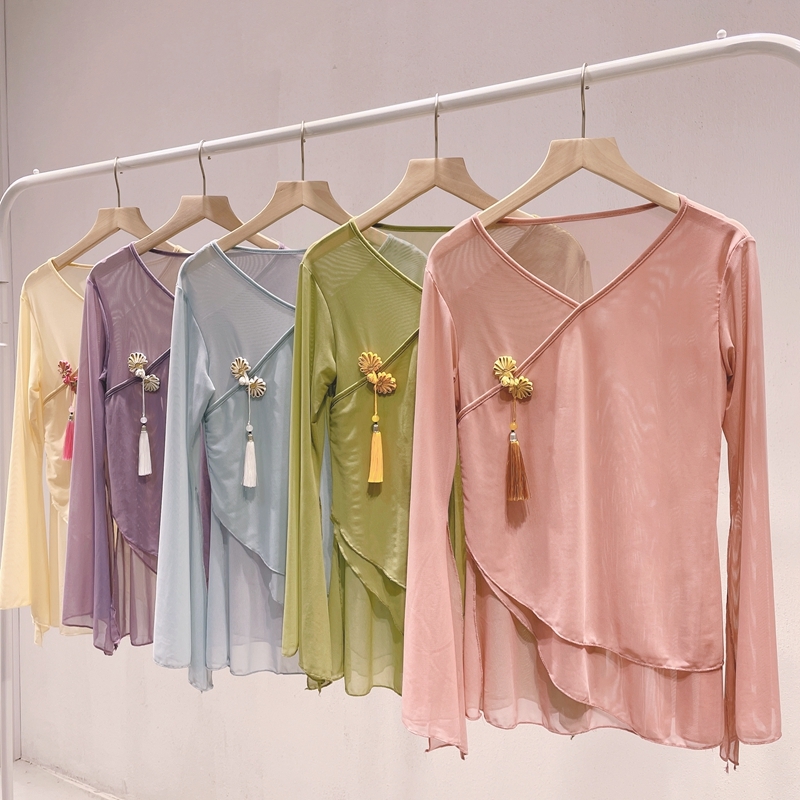 茉茵诗古典舞身韵练功服上衣