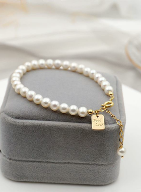 淡水珍珠手链女生春夏新款珠珠手
