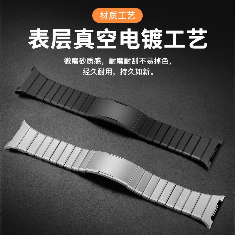 适用三星watch9钛金属手表带watch8男ultra2智能手表配件Classic