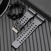 700SK 710 735 适配卡西欧GA 5413 5522冰川透明树脂手表带表壳链