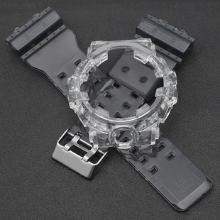 710GB SKE 735冰川冰韧透明外表壳表带5522 适用卡西欧GA700SK