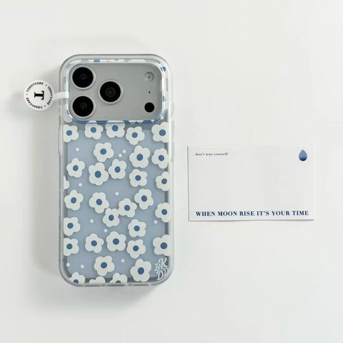 壳乙 波点花朵适用iPhone17PROMAX手机壳苹果16Promax/15/14小众13