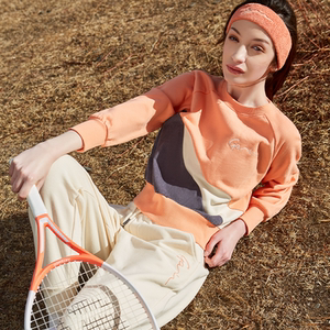 GALTSAND休闲螺纹卫衣女拼接宽松舒适2023春季新款WW220304011