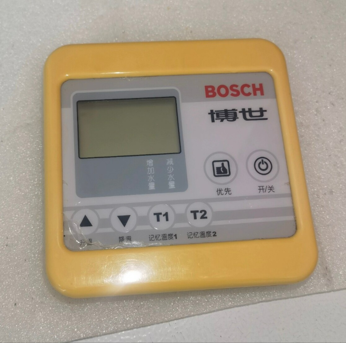博世热水器操控面板温度显示板线控器按键板