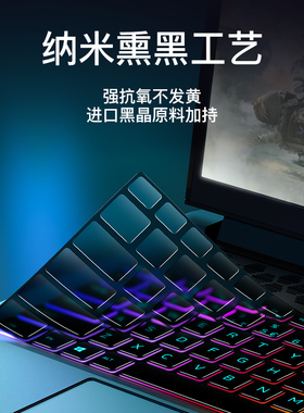 适用Alienware外星人M18键盘膜X17笔记本m17R5电脑X15R2 R1保护膜X14r1 r2键盘贴M17R4 R3防尘M15R7罩全覆盖