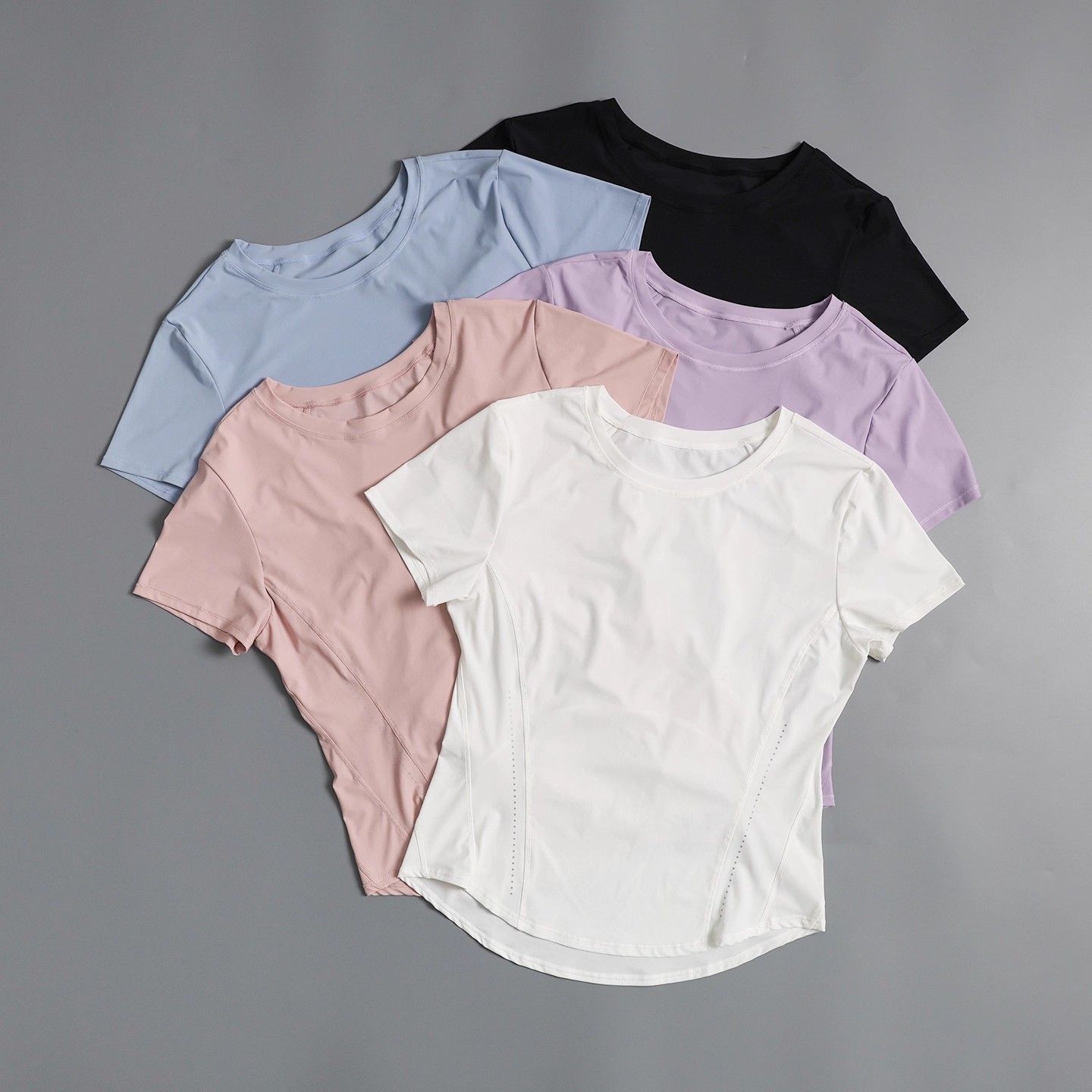 女瑜伽服跑步训练上衣显瘦T恤