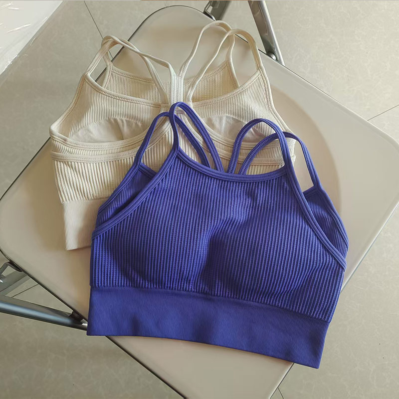 运动内衣女外穿跑步防震防下垂瑜伽服文胸普拉提训练健身bra