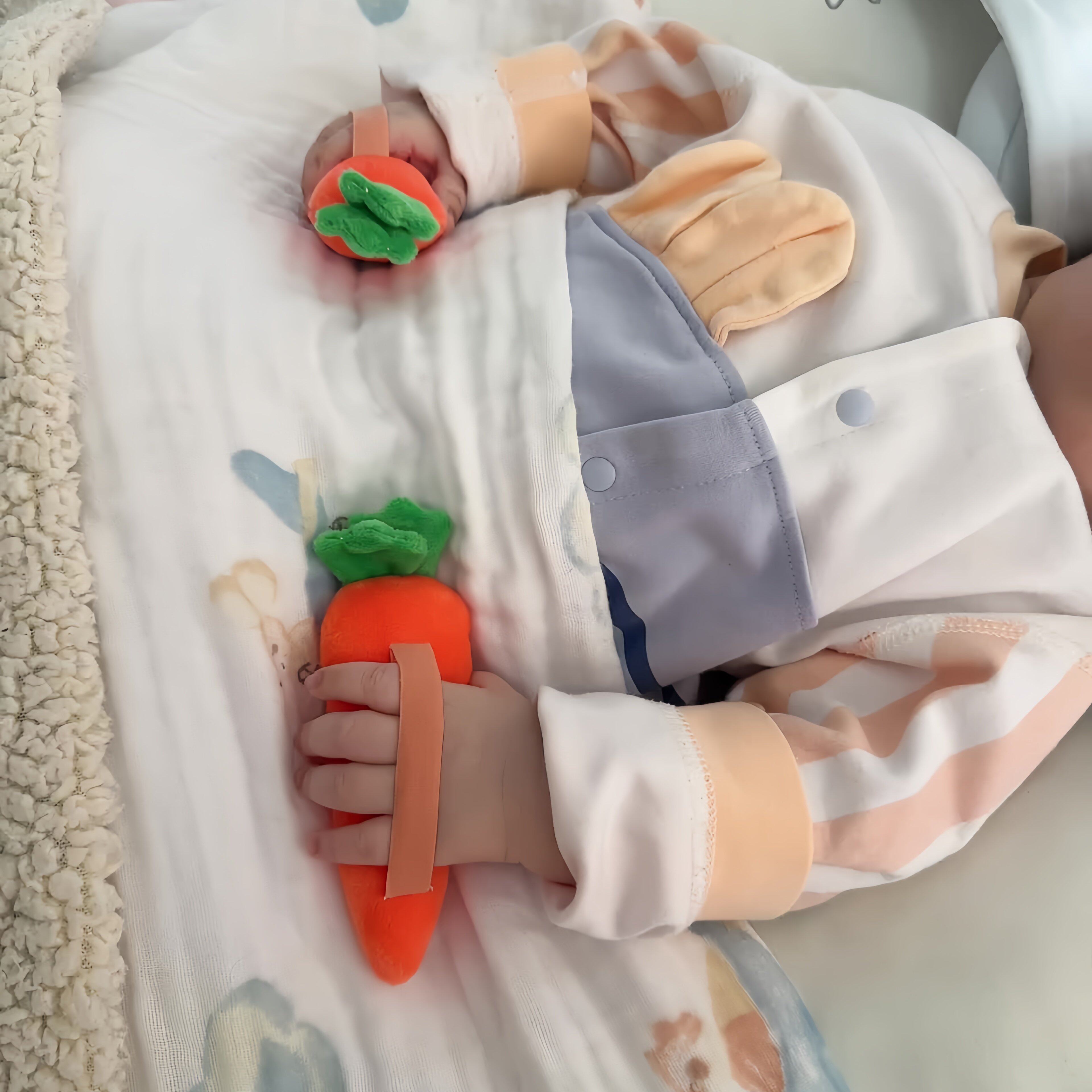 【防惊跳神器】新生婴儿手握圈玩偶可啃咬小月龄宝宝安抚睡觉玩具