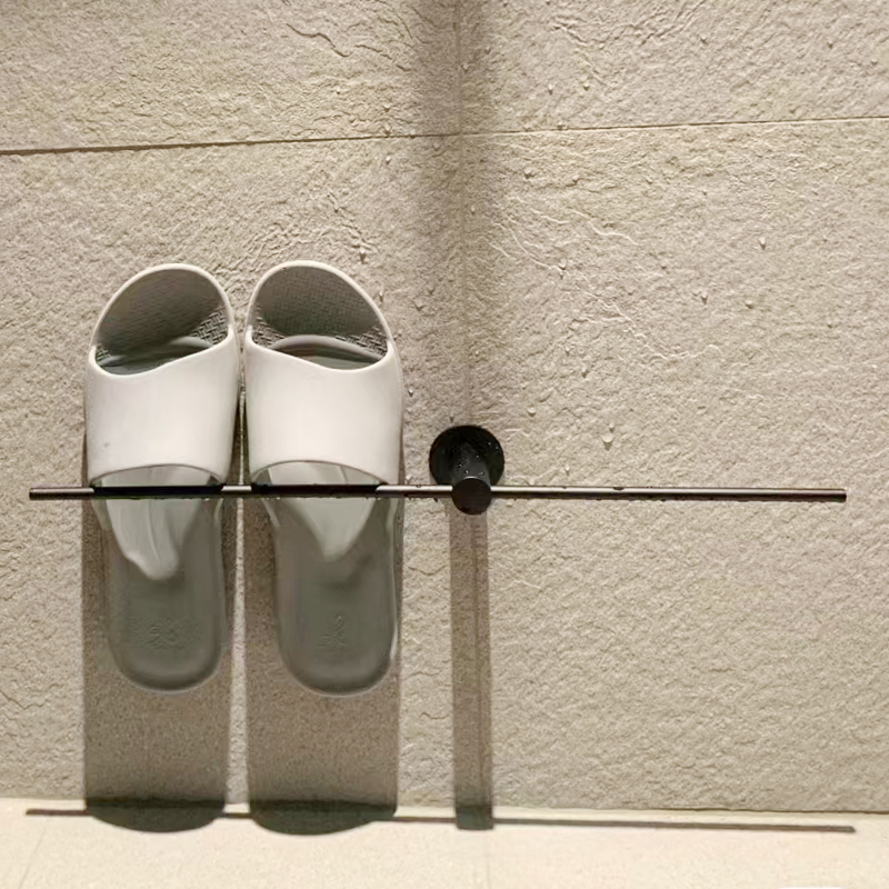 MNICN浴室拖鞋架304不锈钢置物架