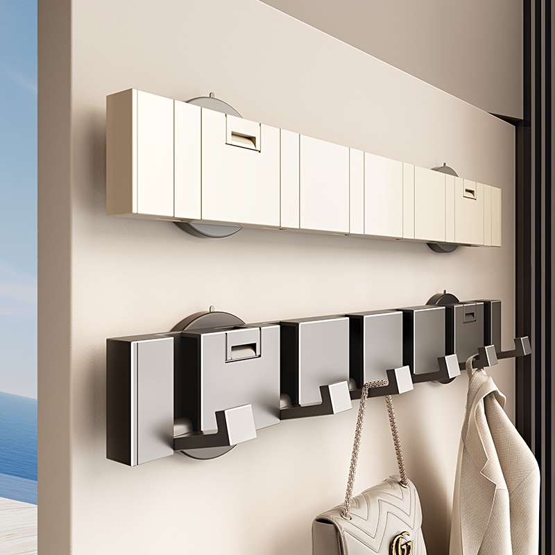 吸盘门后挂钩壁挂式置物架