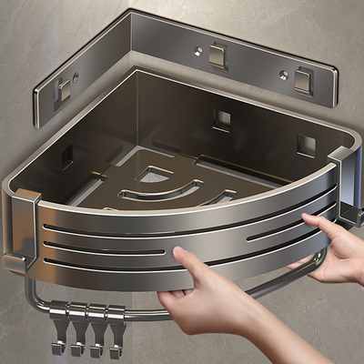 304不锈钢可拆卸卫生间置物架