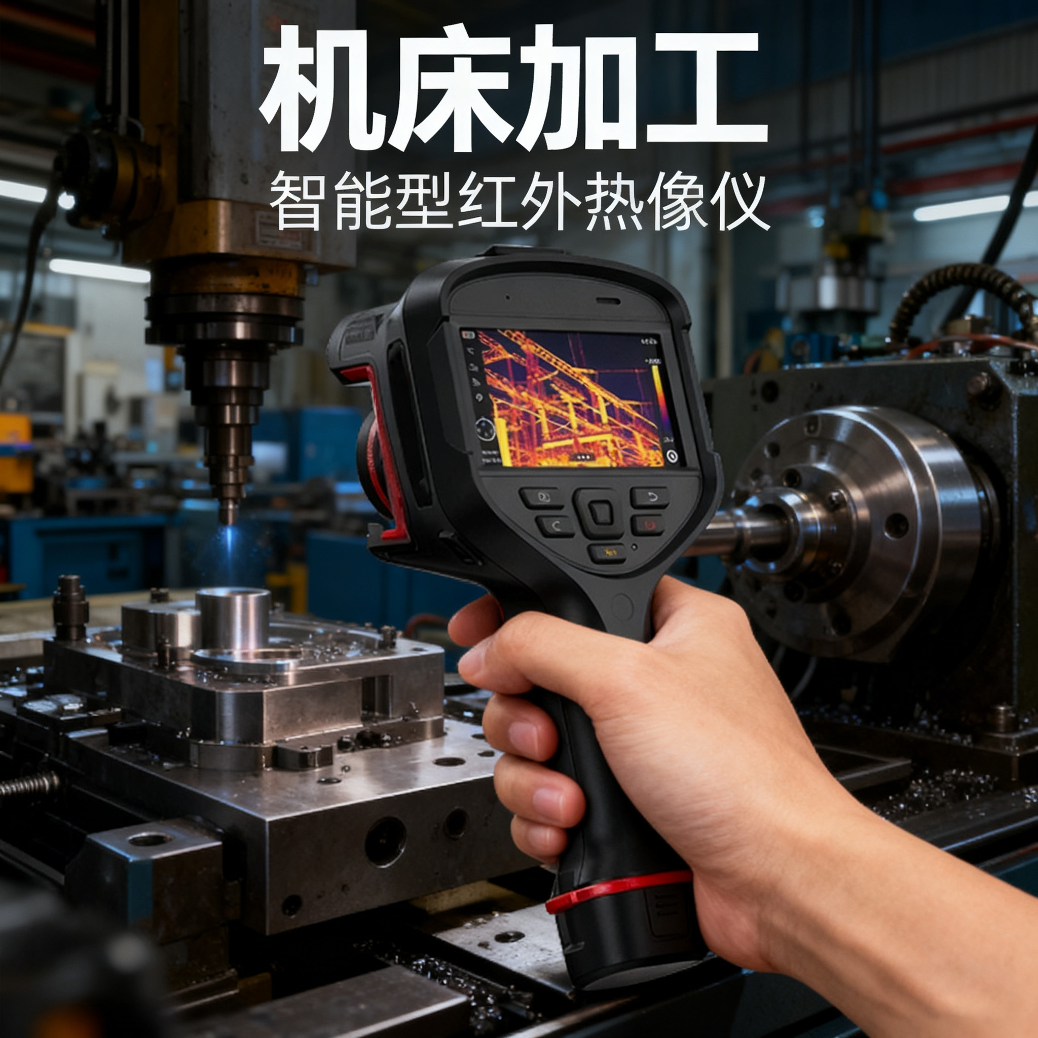 机床加工行业智能型红外热像仪PL210/PL410/PL430/PL610/PL630