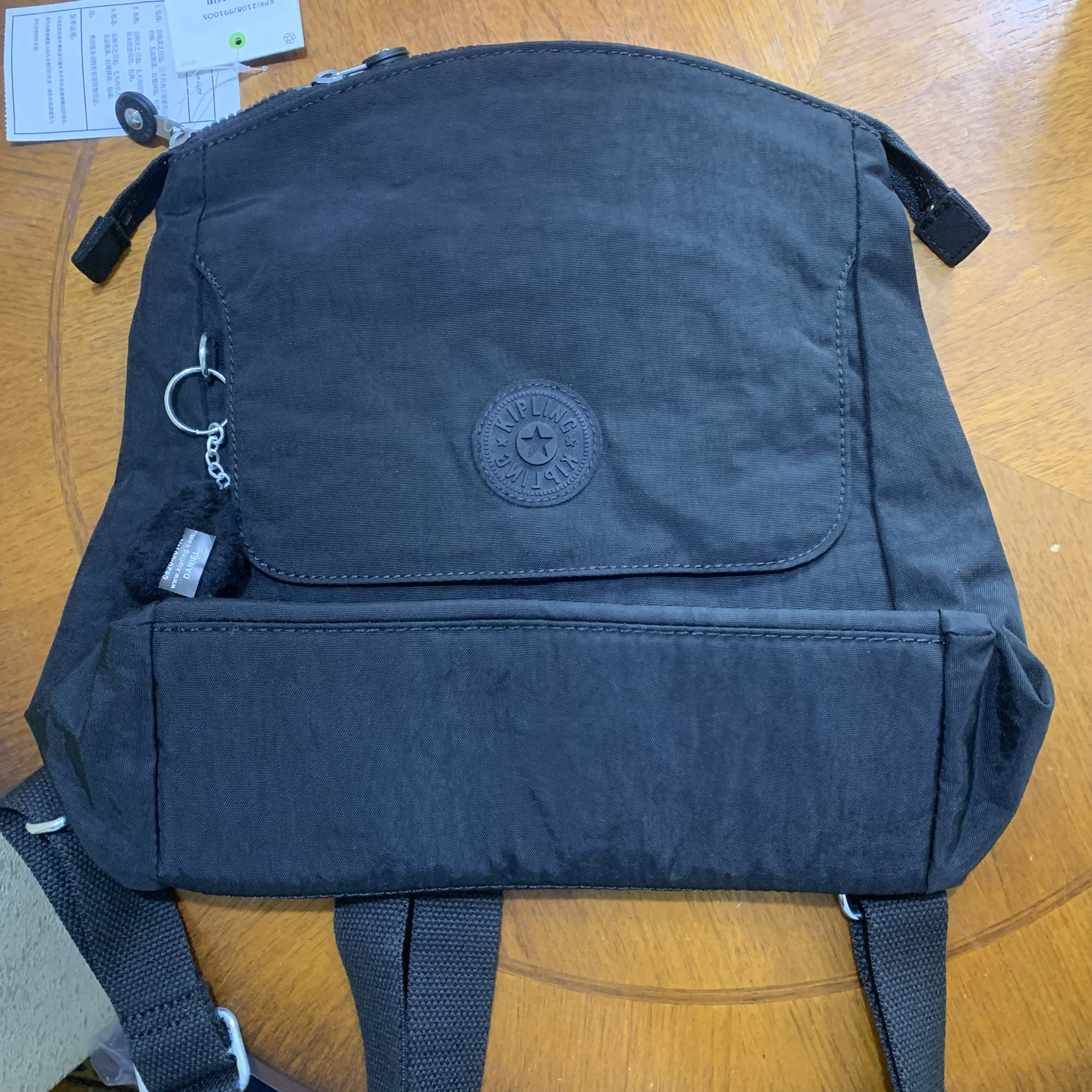 Kipling轻便简约防水背包书包双肩包 KPKI2108J991