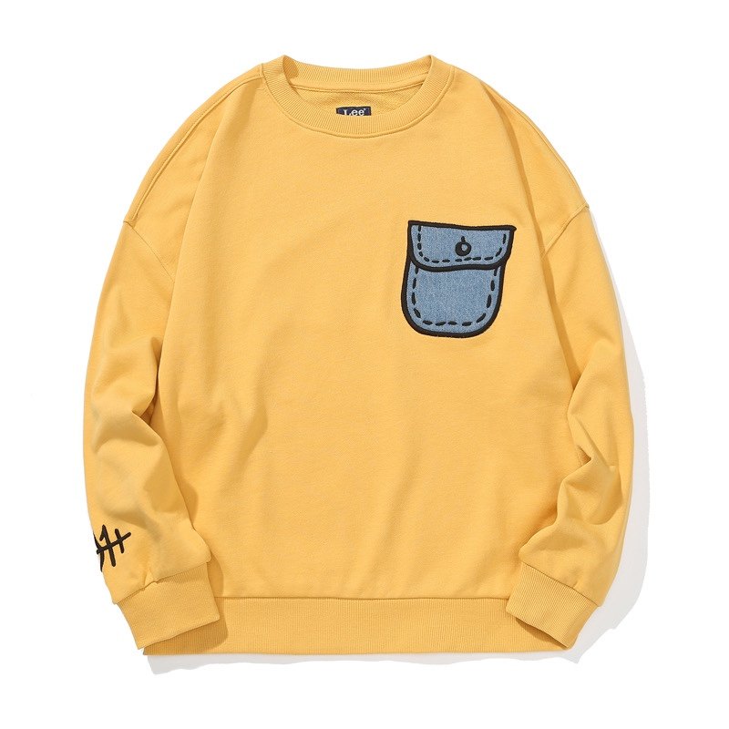 Lee 刺绣图案套头拼接圆领卫衣女款LWT0013533RV00F-A00004,女装/女士精品,POLO衫,淘宝优惠券,粉丝福利购,淘宝优惠卷