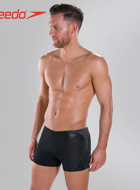 speedo泳裤男平角专业训练游泳裤舒适速干游泳裤  8-10855B443