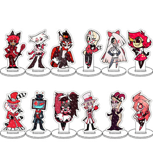 地狱客栈 亚克力小立牌 夏莉晨星 维姬 阿拉斯托 亚当亚克力摆件