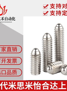 不锈钢加长型定位珠 ZAH01/02/03-M5/M6/M8/M10/球头柱塞