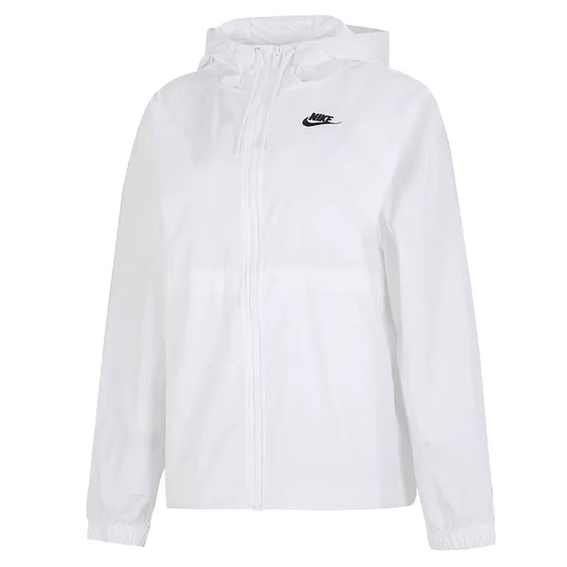 Nike/耐克梭织夹克女防风拒水运动服休闲轻盈薄款外套DM6180-100