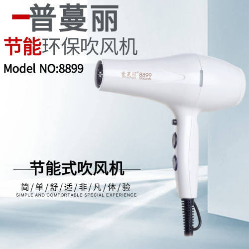 普蔓丽8899大功率防静电冷热风定型智能护发速干轻巧吹风机寝室