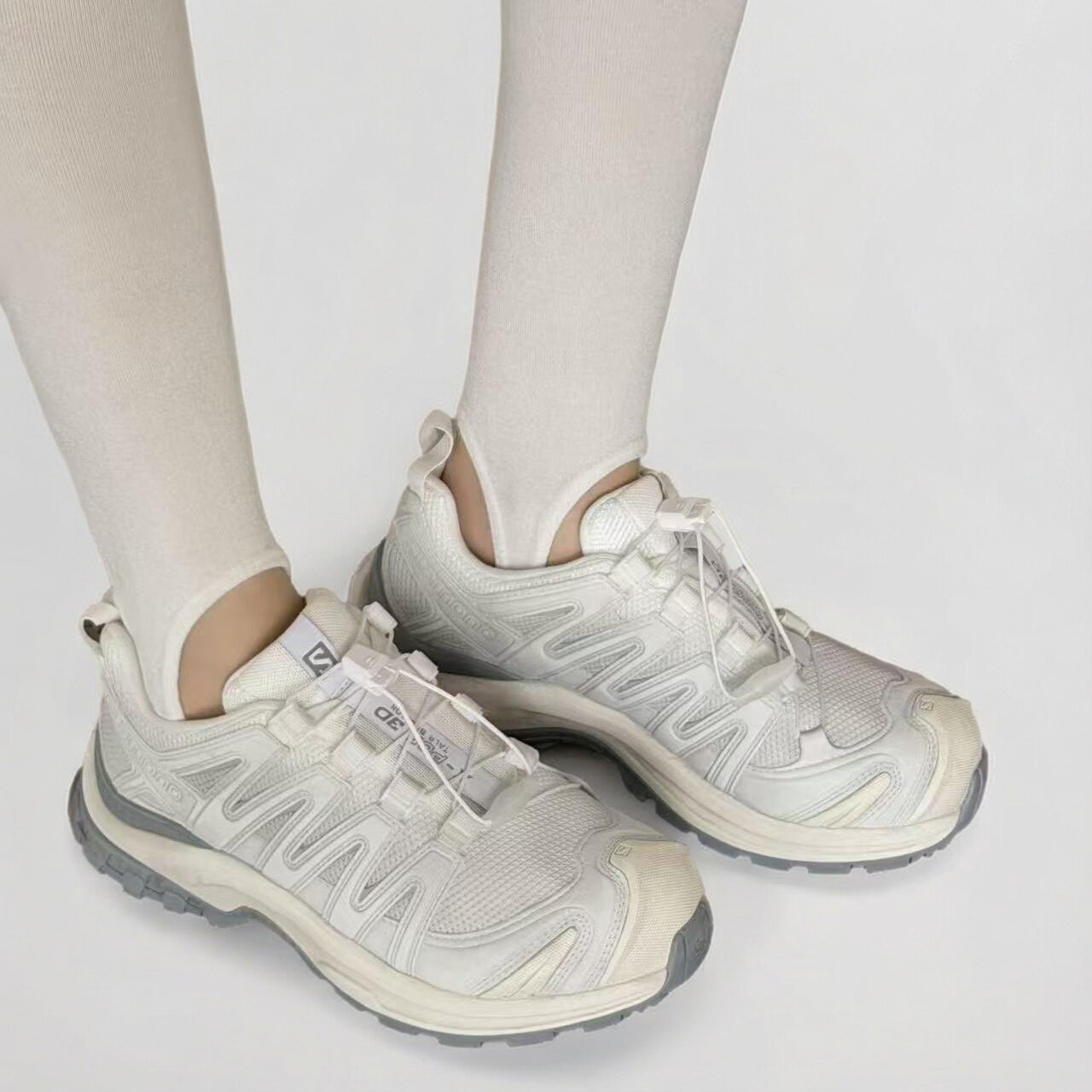 诗歌兰老爹鞋女2026新款真皮网面透气舒适百搭厚底显瘦运动休闲鞋图片